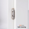 image:imageDecoBasics 12 Overlay Full Wrap Cabinet Hinges for Kitchen 5 Pair 10 Pcs Satin Brushed Nickel Full Wrap Around Self Closing Cabinet Hinges25 Pairs Pack 50 Pcs