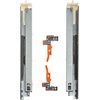 image:imageDecoBasics 18 Undermount Drawer Slides 4 Pair Full Extension Soft Close HeavyDuty Sliding Hardware for Kitchens Bathrooms Desks  85lb Load Rate  Metal 8 Slides 18 Inch