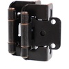 image:imageDecoBasics 20 Pack Oil Rubbed Bronze Cabinet Hinges for Cabinet Doors 10 Pairs  12 Overlay SemiWrap SelfClosing Face Frame Hinges for Cupboard amp Kitchen Doors wQuiet BumpersOil Rubbed Bronze