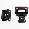 image:imageDecoBasics 20 Pack Oil Rubbed Bronze Cabinet Hinges for Cabinet Doors 10 Pairs  12 Overlay SemiWrap SelfClosing Face Frame Hinges for Cupboard amp Kitchen Doors wQuiet BumpersOil Rubbed Bronze