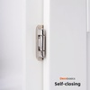 image:imageDecoBasics 20 Pack Oil Rubbed Bronze Cabinet Hinges for Cabinet Doors 10 Pairs  12 Overlay SemiWrap SelfClosing Face Frame Hinges for Cupboard amp Kitchen Doors wQuiet BumpersBrushed Nickel