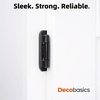 image:imageDecoBasics 20 Pack Oil Rubbed Bronze Cabinet Hinges for Cabinet Doors 10 Pairs  12 Overlay SemiWrap SelfClosing Face Frame Hinges for Cupboard amp Kitchen Doors wQuiet BumpersMatte Black
