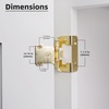image:imageDecoBasics 20 Pack Oil Rubbed Bronze Cabinet Hinges for Cabinet Doors 10 Pairs  12 Overlay SemiWrap SelfClosing Face Frame Hinges for Cupboard amp Kitchen Doors wQuiet BumpersBrass Plated