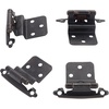 image:imageDecoBasics 38 Inset Cabinet Hinges Bronze 25 Pair 50 Pcs Oil Rubbed Bronze Offset Self Closing Cabinet Hinges for Kitchen Cabinets wBumpers amp Upgraded ScrewsOil Rubbed Bronze