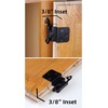 image:imageDecoBasics 38 Inset Cabinet Hinges Bronze 25 Pair 50 Pcs Oil Rubbed Bronze Offset Self Closing Cabinet Hinges for Kitchen Cabinets wBumpers amp Upgraded ScrewsMatte Black