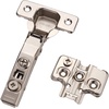 image:imageDecoBasics Full Overlay European Soft Close Cabinet Hinges for Kitchen Cabinets 100 Pcs 105 Frameless Concealed Cabinet Door Hinge 10 Way Adjustability amp Clip on Plate Easy InstallationFull Overlay