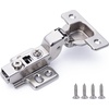 image:imageDecoBasics Full Overlay European Soft Close Cabinet Hinges for Kitchen Cabinets 100 Pcs 105 Frameless Concealed Cabinet Door Hinge 10 Way Adjustability amp Clip on Plate Easy InstallationInset