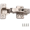 image:imageDecoBasics Full Overlay European Soft Close Cabinet Hinges for Kitchen Cabinets 100 Pcs 105 Frameless Concealed Cabinet Door Hinge 10 Way Adjustability amp Clip on Plate Easy InstallationFull Overlay