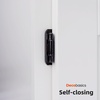 image:imageDecobasics 2 Pack 12 Overlay Brushed Nickel Cabinet Hinges for Cabinet Doors 1 Pairs  SelfClosing SemiWrap Face Frame Hinges for Cupboard amp Kitchen Doors wScrews amp Quiet BumpersOil Rubbed Bronze