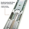 image:imageDecobasics Double Spring Soft Close Drawer Slides 22 inch 10 SetPair Full Extension Ball Bearing 100 lbs Capacity Heavy Duty Drawer Slides and Glides for Kitchen Cabinets amp Furnitures Easy Install10 Pairs