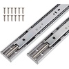 image:imageDecobasics Double Spring Soft Close Drawer Slides 20 inch 10 SetPair Full Extension Ball Bearing 100 lbs Capacity Heavy Duty Drawer Slides and Glides for Kitchen Cabinets amp Furnitures Easy Install