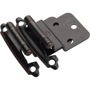 image:imageDecoBasics 38 Inset Cabinet Hinges Bronze 25 Pair 50 Pcs Oil Rubbed Bronze Offset Self Closing Cabinet Hinges for Kitchen Cabinets wBumpers amp Upgraded ScrewsOil Rubbed Bronze