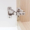 image:imageDecoBasics 58 Overlay Full Overlay Soft Close Cabinet Hinges for Kitchen Cabinets 10 PCS 105 Face Frame Concealed Cabinet Door Hinge 3 Way Adjustability Matching Screw amp Easy Installation