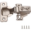 image:imageDecoBasics 58 Overlay Full Overlay Soft Close Cabinet Hinges for Kitchen Cabinets 2 PCS 105 Face Frame Concealed Cabinet Door Hinge 3 Way Adjustability Matching Screw amp Easy Installation