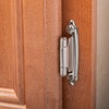 image:imageDecoBasics Cabinet Hinges Brushed Nickel for Kitchen Cabinets Doors 25 Pair 50 Pcs 12 Overlay Variable Self Closing Kitchen Cabinet Hinges Flush Mount wSilicon Bumpers amp Hardware ScrewsBrushed Nickel