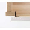image:imageDecoBasics Face Frame Cabinet Hinges Kitchen and Bathroom 3Way Adjustability 12 Overlay  StainlessSteel Metal Finish wScrews 50 12