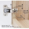 image:imageDecoBasics Kitchen Cabinet Hinges 114 Pack of 2  Soft Close Cupboard Door Hinges  Home Improvement Cabinet Hardware  3 Way Adjustability amp Easy Installation