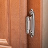 image:imageDecoBasics Overlay Cabinet Hinges 25 Pair  50 Pack Brushed Nickel Face Frame Metal Hinges for Kitchen Cabinet Cabinet Hardware Quick amp Easy Installation