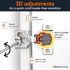 image:imageDecobasics 10 Pack Soft Close Cabinet Hinges  12 Overlay for Kitchen Cabinet Doors Slow SelfClosing Concealed Hidden Hinges for Face Frame Stainless Steel 3Way Adjustable amp Quiet Close Damper12 Inch