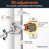 image:imageDecobasics 10 Pack Soft Close Cabinet Hinges  12 Overlay for Kitchen Cabinet Doors Slow SelfClosing Concealed Hidden Hinges for Face Frame Stainless Steel 3Way Adjustable amp Quiet Close Damper58 Inch