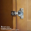 image:imageDecobasics 10 Pack Soft Close Cabinet Hinges  12 Overlay for Kitchen Cabinet Doors Slow SelfClosing Concealed Hidden Hinges for Face Frame Stainless Steel 3Way Adjustable amp Quiet Close Damper34 Inch