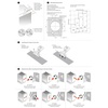 image:imageDecobasics 10 Pack Soft Close Cabinet Hinges  12 Overlay for Kitchen Cabinet Doors Slow SelfClosing Concealed Hidden Hinges for Face Frame Stainless Steel 3Way Adjustable amp Quiet Close Damper34 Inch