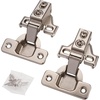image:imageDecoBasics 58 Overlay Full Overlay Soft Close Cabinet Hinges for Kitchen Cabinets 2 PCS 105 Face Frame Concealed Cabinet Door Hinge 3 Way Adjustability Matching Screw amp Easy Installation
