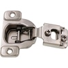 image:imageDecoBasics Face Frame Cabinet Hinges Kitchen and Bathroom 3Way Adjustability 12 Overlay  StainlessSteel Metal Finish wScrews 40 12