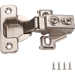 image:imageDecoBasics 58 Overlay Full Overlay Soft Close Cabinet Hinges for Kitchen Cabinets 10 PCS 105 Face Frame Concealed Cabinet Door Hinge 3 Way Adjustability Matching Screw amp Easy Installation