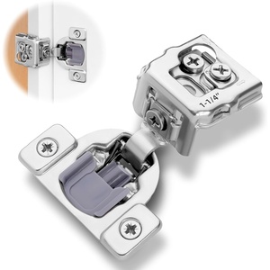 image:imageDecobasics 10 Pack Soft Close Cabinet Hinges  12 Overlay for Kitchen Cabinet Doors Slow SelfClosing Concealed Hidden Hinges for Face Frame Stainless Steel 3Way Adjustable amp Quiet Close Damper114 Inch